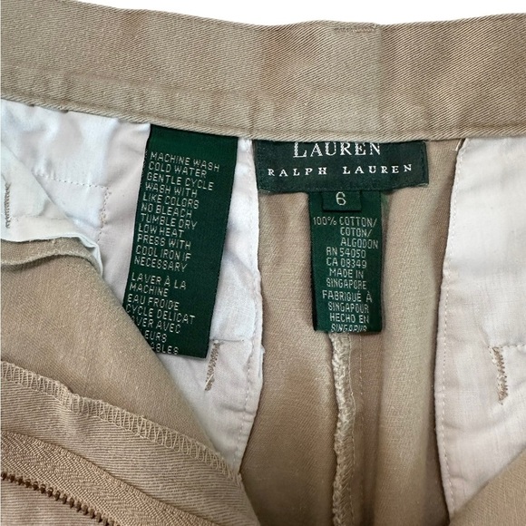 Lauren Ralph Lauren 100% Cotton Bermuda Short Pants Size 6 - Picture 17 of 17